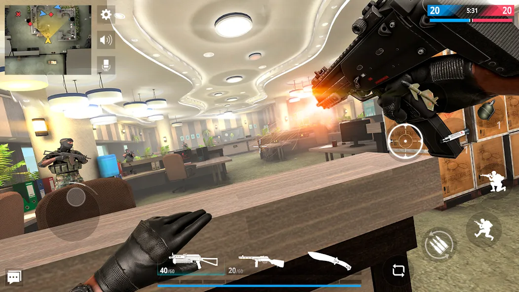 Modern Strike Online: PvP FPS (Модерн Страйк Онлайн) МОД/Взлом [Деньги, Монеты и Меню MOD] Screenshot 2