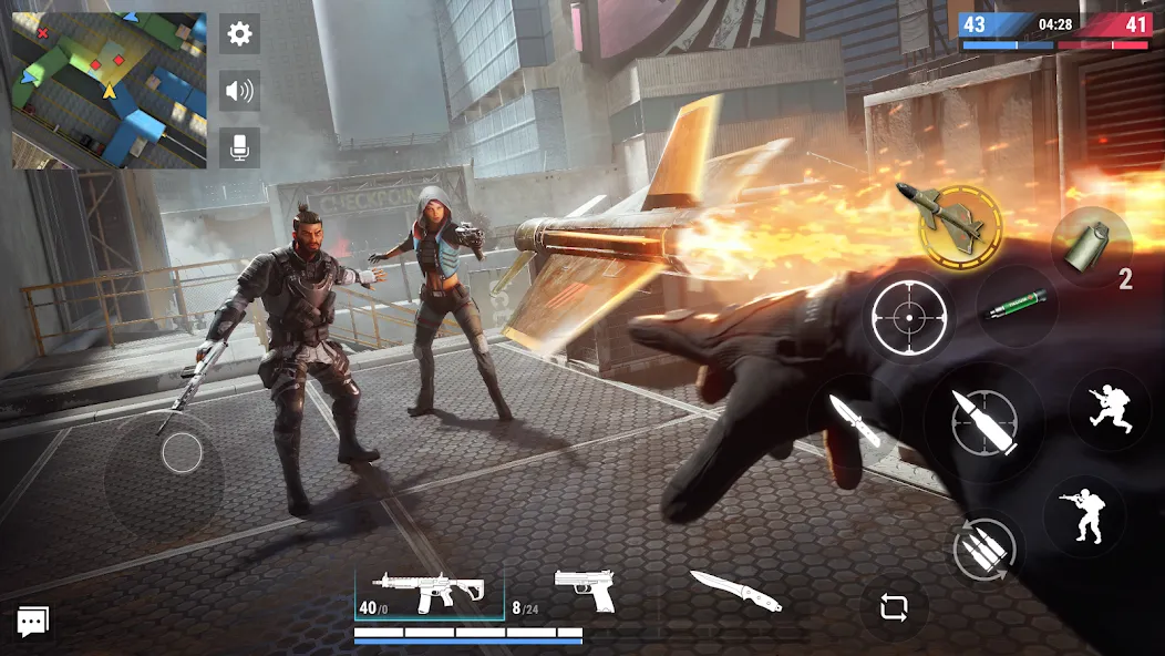 Modern Strike Online: PvP FPS (Модерн Страйк Онлайн) МОД/Взлом [Деньги, Монеты и Меню MOD] Screenshot 3