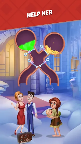 Home Pin 2: Family Adventure (Хоум Пин 2) МОД/Взлом [Бесконечные деньги, Монеты и Мега MOD] Screenshot 1