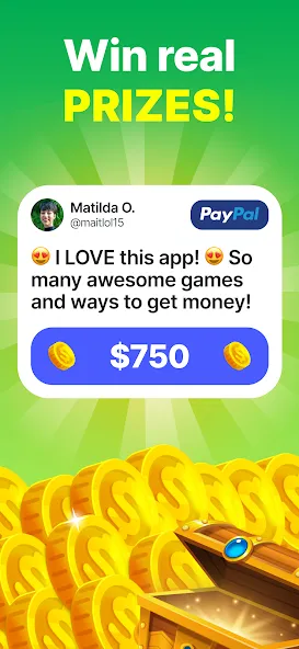 GAMEE Prizes: Win real money (ГЕЙМИ Призы) МОД/Взлом [Деньги, Монеты и Меню MOD] Screenshot 2