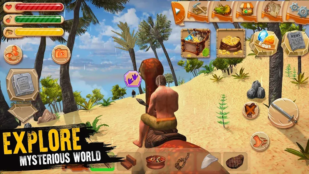 Jurassic Survival Island (Джурастик Сурвайвал Айленд) МОД/Взлом [Деньги, Монеты и Меню MOD] Screenshot 5