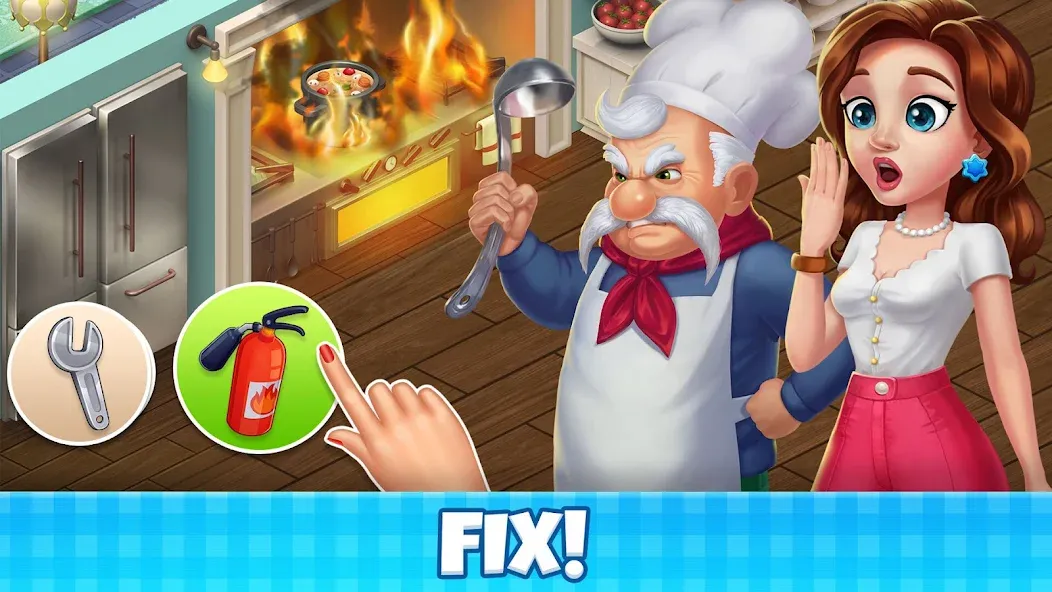 Manor Cafe - Match 3 Puzzle (Манор Кафе) МОД/Взлом [Бесконечные деньги, Монеты и Мега MOD] Screenshot 5