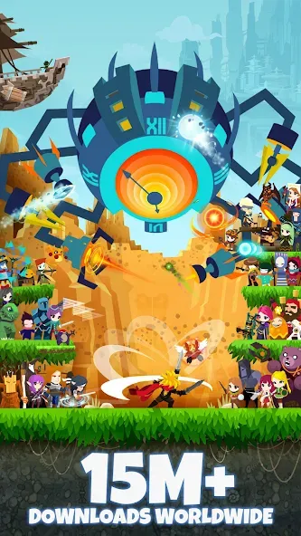 Tap Titans 2: Clicker Idle RPG (Тап Титаны 2) МОД/Взлом [Деньги, Монеты и Меню MOD] Screenshot 1