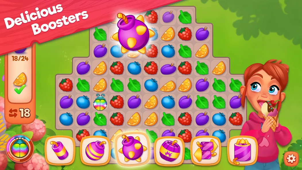 Delicious B&B: Decor & Match 3 МОД/Взлом [Много денег, Монет и Все открыто] Screenshot 4