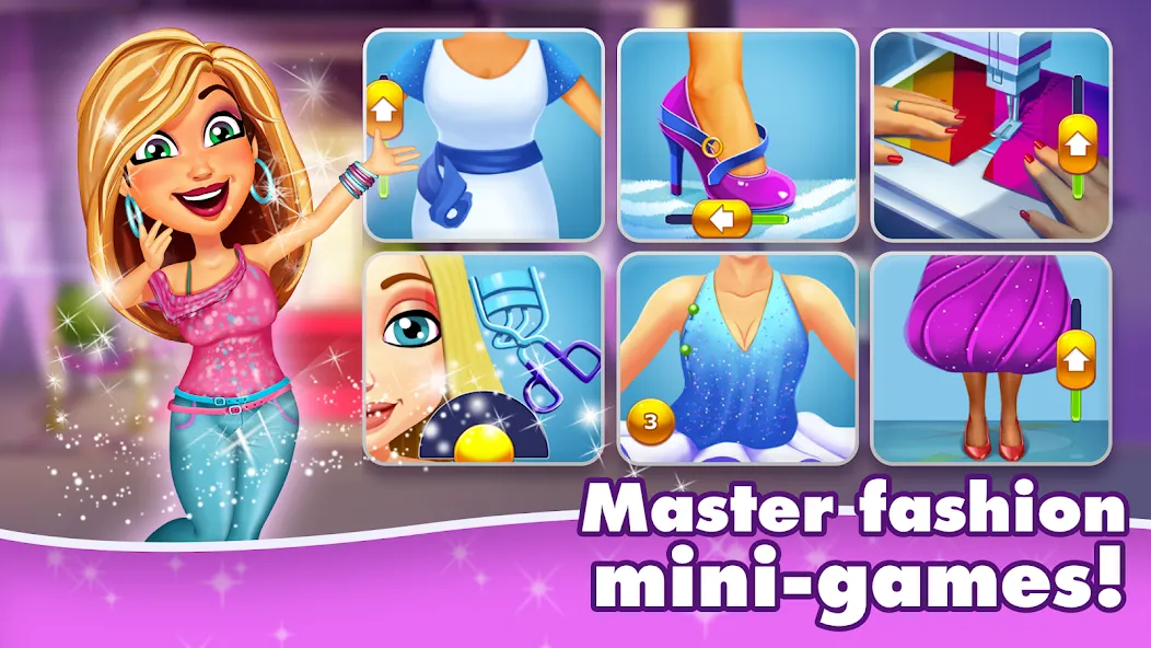 Fabulous 5: Fashion & Dress-up (Фэбюлс) МОД/Взлом [Деньги, Монеты и Меню MOD] Screenshot 1
