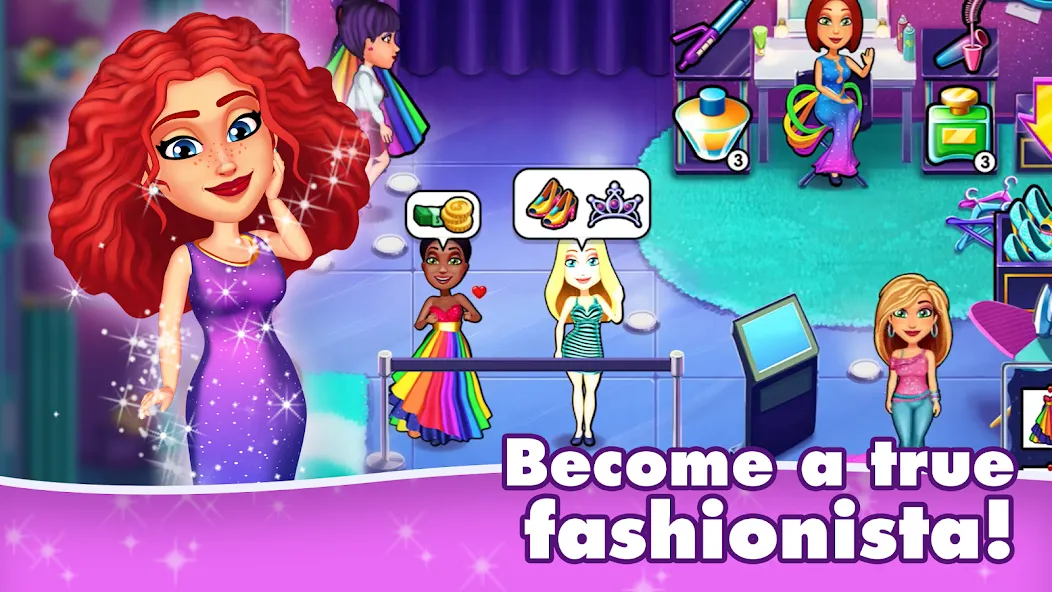 Fabulous 5: Fashion & Dress-up (Фэбюлс) МОД/Взлом [Деньги, Монеты и Меню MOD] Screenshot 3