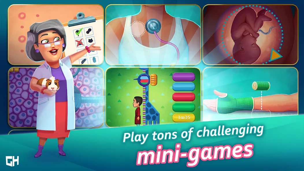 Heart's Medicine Hospital Heat МОД/Взлом [Много монет, Открытые уровни и Мега MOD] Screenshot 3