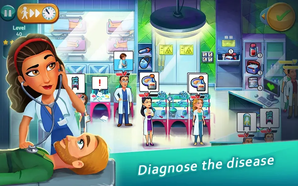 Heart's Medicine - Doctor Game МОД/Взлом [Все открыто, Дополнительные деньги и Меню MOD] Screenshot 5