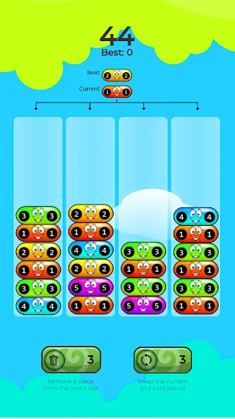 3D Number Block Puzzle Game (Намбер Мерджер) МОД/Взлом [Меню, Бесконечные монеты и Открытые уровни] Screenshot 1