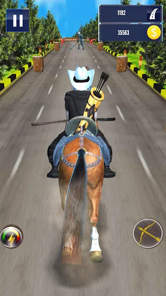 Cowboy Horse Run МОД/Взлом [Деньги, Монеты и Меню MOD] Screenshot 2