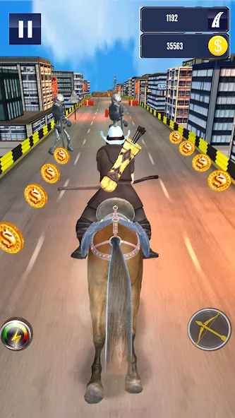 Cowboy Horse Run МОД/Взлом [Деньги, Монеты и Меню MOD] Screenshot 5
