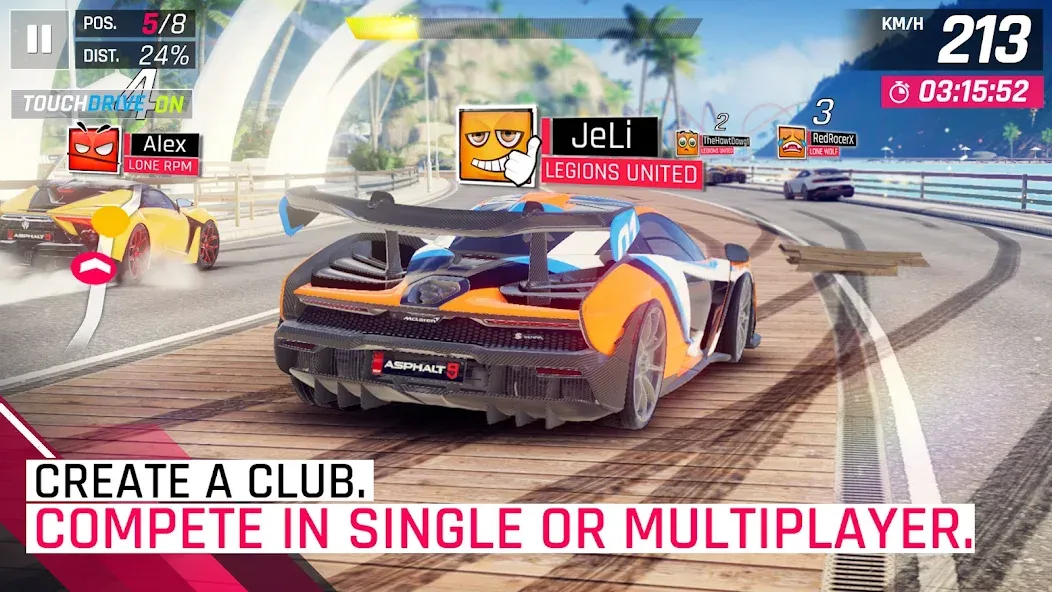 Asphalt 9: Legends (Асфальт 9) МОД/Взлом [Бесконечные деньги, Монеты и Мега MOD] Screenshot 4