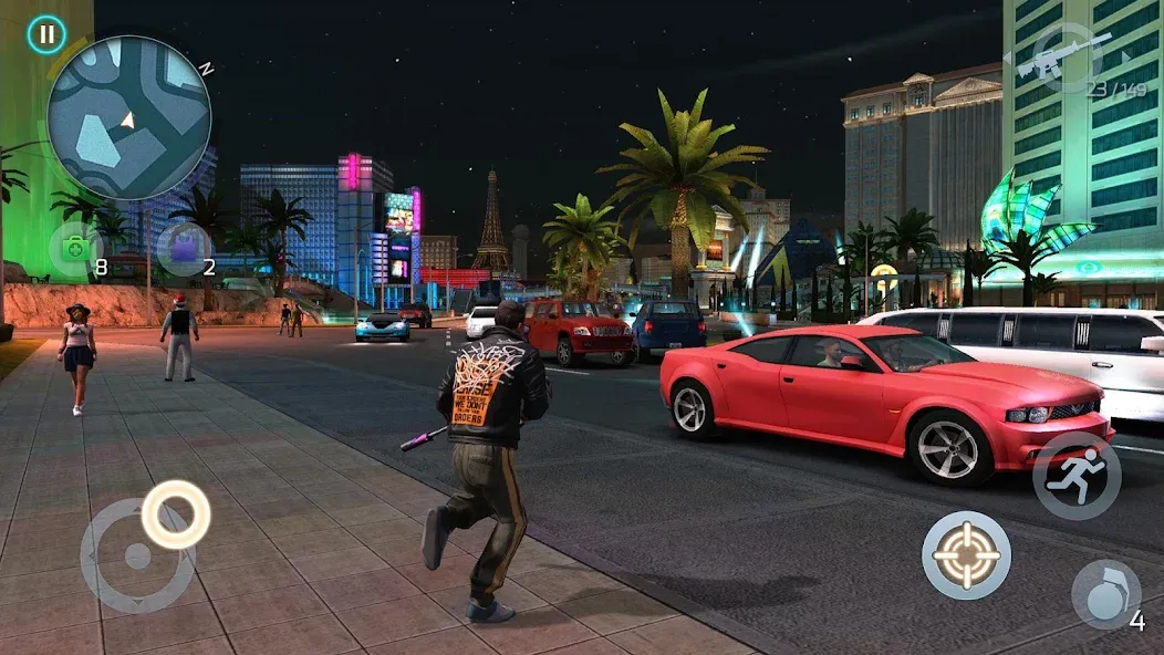 Gangstar Vegas: World of Crime (Гангстар Вегас) МОД/Взлом [Много денег, Монет и Все открыто] Screenshot 1