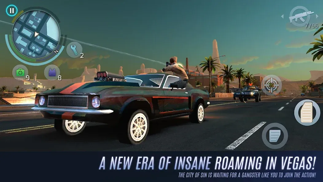 Gangstar Vegas: World of Crime (Гангстар Вегас) МОД/Взлом [Много денег, Монет и Все открыто] Screenshot 2