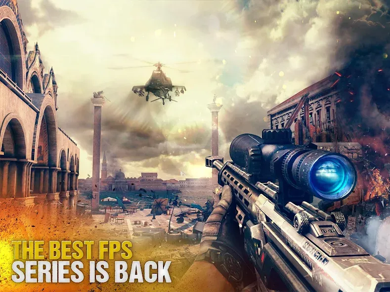 Modern Combat 5: mobile FPS (Модерн Комбат 5) МОД/Взлом [Много денег, Монет и Все открыто] Screenshot 1