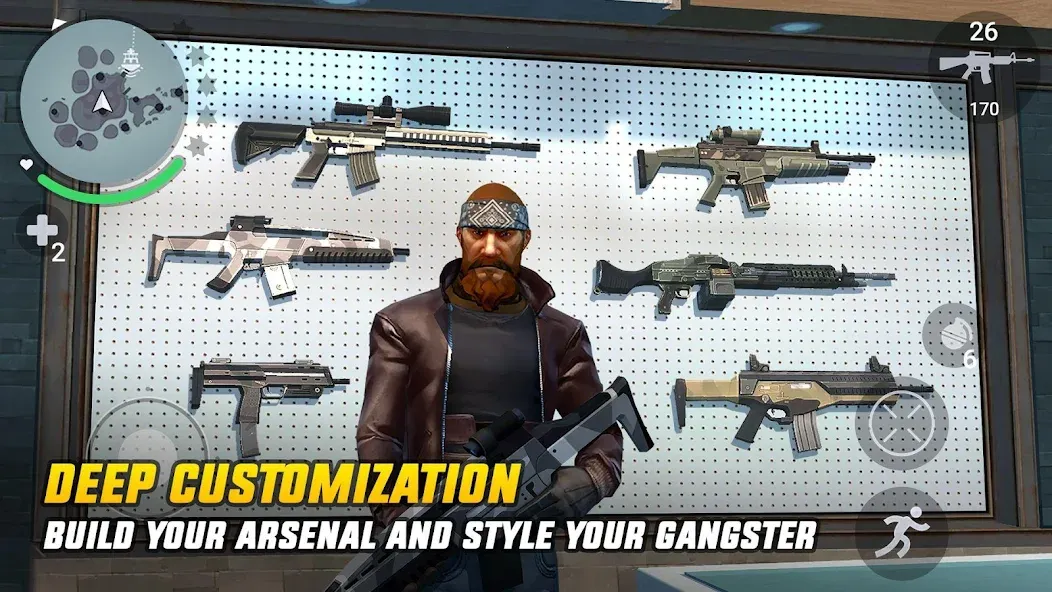 Gangstar New Orleans (Гангстар) МОД/Взлом [Меню, Бесконечные монеты и Открытые уровни] Screenshot 1
