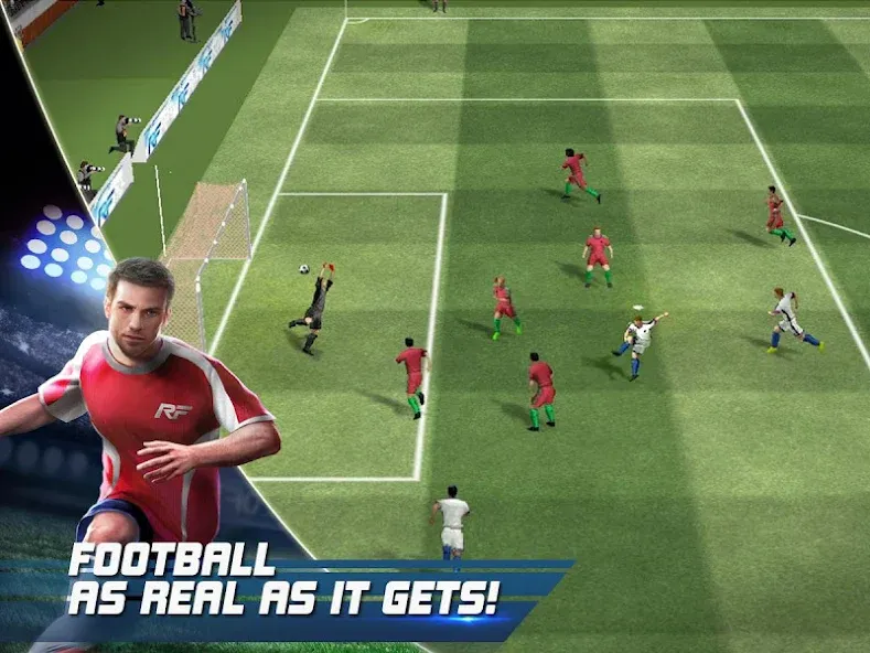 Real Football (Реал Футбол) МОД/Взлом [Бесконечные деньги, Монеты и Мега MOD] Screenshot 1