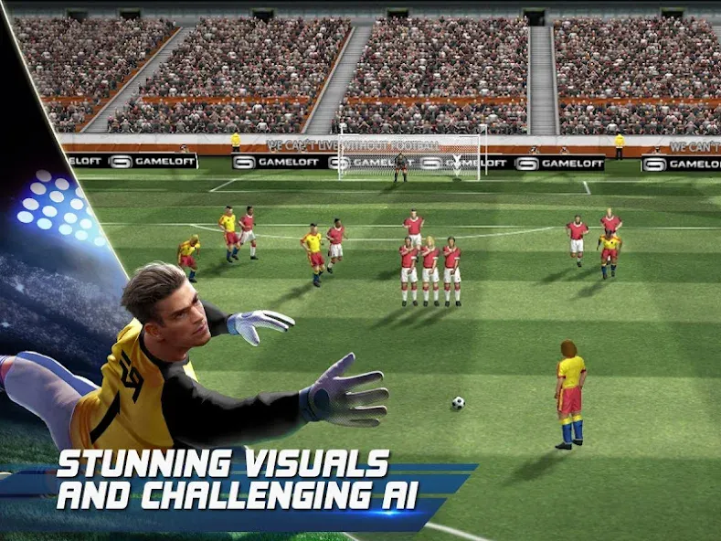 Real Football (Реал Футбол) МОД/Взлом [Бесконечные деньги, Монеты и Мега MOD] Screenshot 2