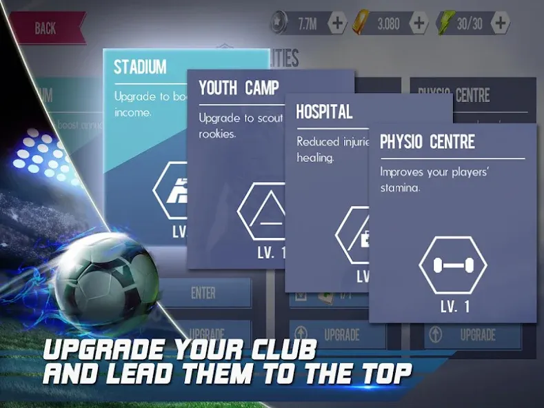 Real Football (Реал Футбол) МОД/Взлом [Бесконечные деньги, Монеты и Мега MOD] Screenshot 5