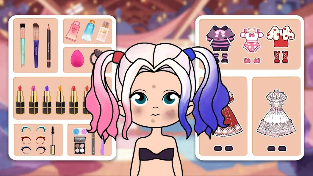 Doll Dress Up - Makeup Games МОД/Взлом [Бесконечные деньги, Монеты и Мега MOD] Screenshot 2