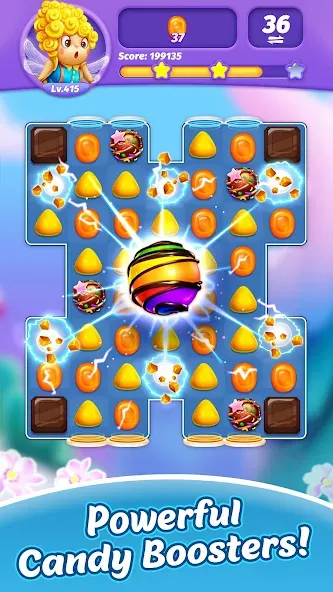 Candy Charming - Match 3 Games (энди Чарминг) МОД/Взлом [Много монет, Открытые уровни и Мега MOD] Screenshot 2