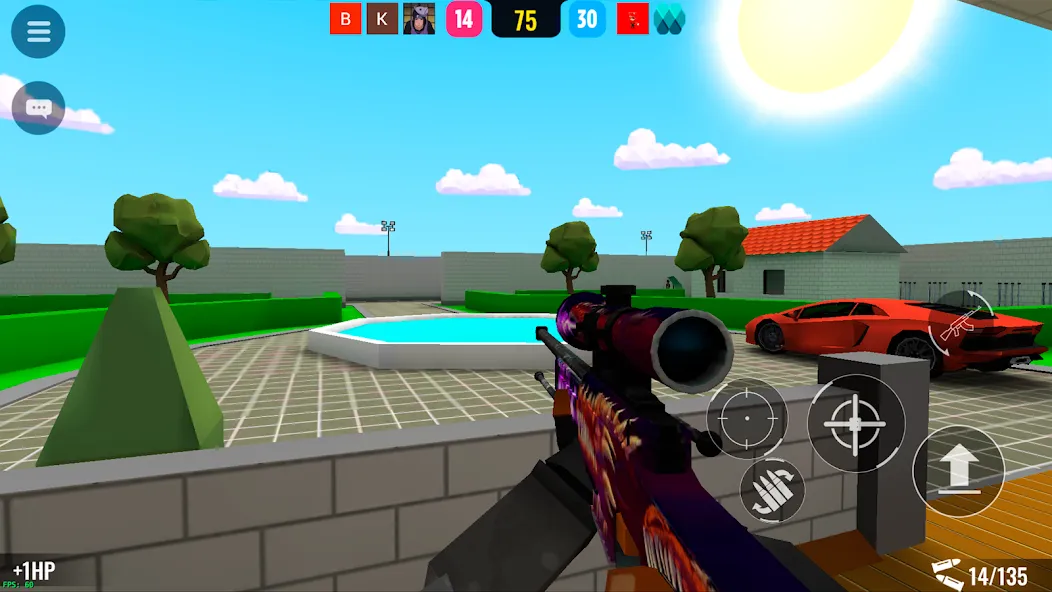 BLOCKFIELD — 5v5 PvP Shooter (БЛОКФИЛД) МОД/Взлом [Много денег, Монет и Все открыто] Screenshot 2