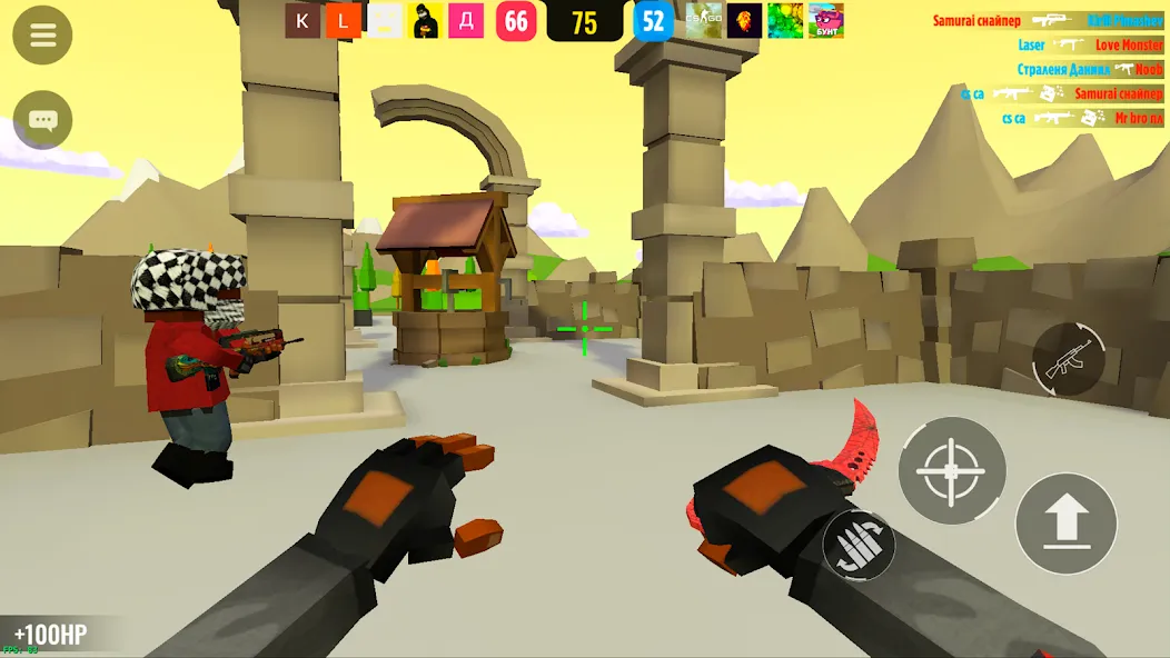 BLOCKFIELD — 5v5 PvP Shooter (БЛОКФИЛД) МОД/Взлом [Много денег, Монет и Все открыто] Screenshot 4