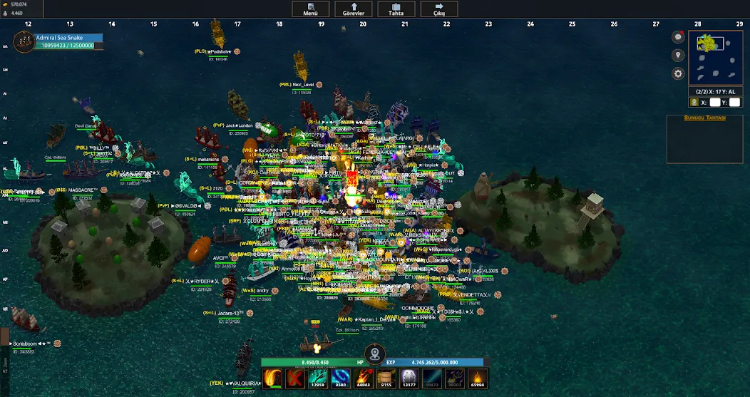 Battle of Sea: Pirate Fight (Битва на море) МОД/Взлом [Много монет, Открытые уровни и Мега MOD] Screenshot 3