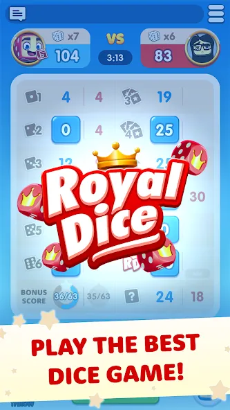 Royaldice (Роялдайс) МОД/Взлом [Деньги, Монеты и Меню MOD] Screenshot 2