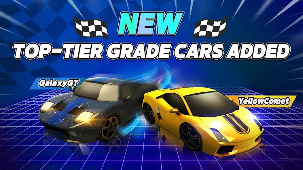 Drift Rally Boost ON (Дрифт Ралли Ускорение ВКЛ) МОД/Взлом [Меню, Бесконечные монеты и Открытые уровни] Screenshot 1