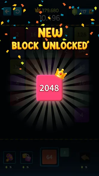 1M - Merge Number Block Puzzle МОД/Взлом [Деньги, Монеты и Меню MOD] Screenshot 5