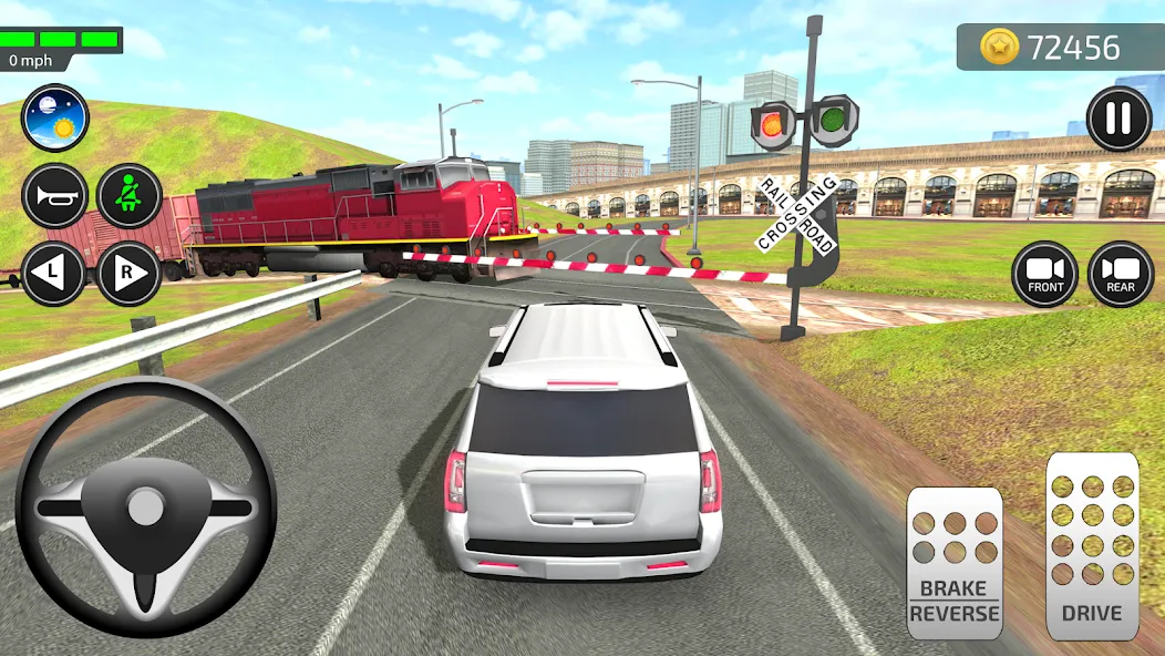 Driving Academy Car Simulator МОД/Взлом [Деньги, Монеты и Меню MOD] Screenshot 1