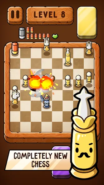 Bullet Chess: Board Shootout (Бюллет чесс) МОД/Взлом [Деньги, Монеты и Меню MOD] Screenshot 3