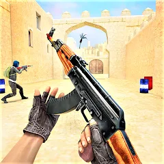 Скачать Взломанная Commando Gun Shooting Games на Андроид (Много денег и патронов)
