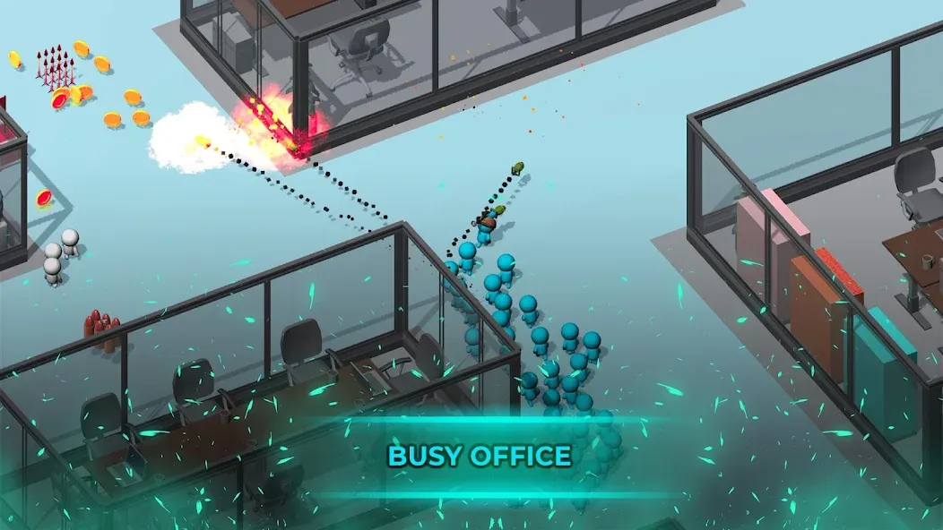 Crowd War - Action Game (Крауд Вар) МОД/Взлом [Много монет, Открытые уровни и Мега MOD] Screenshot 1