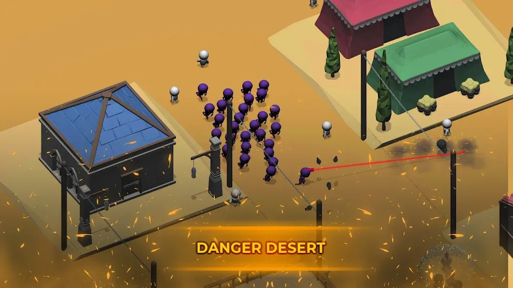 Crowd War - Action Game (Крауд Вар) МОД/Взлом [Много монет, Открытые уровни и Мега MOD] Screenshot 5