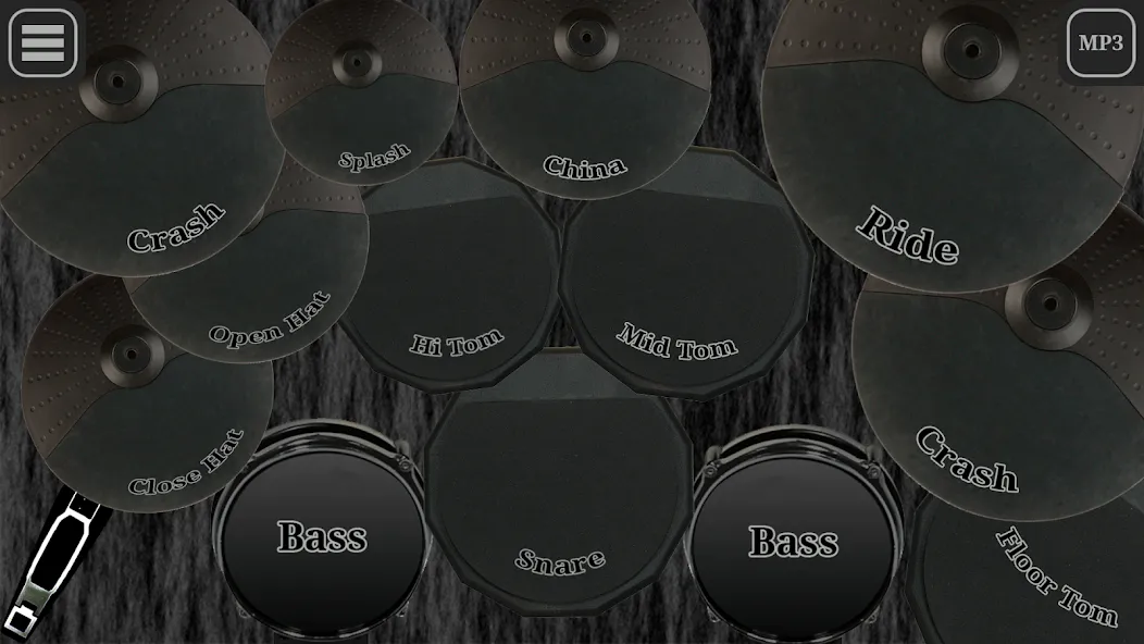 Drum kit (Drums) free МОД/Взлом [Все открыто, Дополнительные деньги и Меню MOD] Screenshot 2