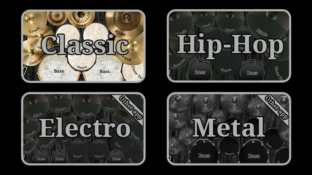 Drum kit (Drums) free МОД/Взлом [Все открыто, Дополнительные деньги и Меню MOD] Screenshot 5