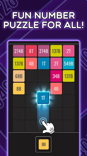 Join Blocks 2048 Number Puzzle (Джоин Блокс) МОД/Взлом [Деньги, Монеты и Меню MOD] Screenshot 1