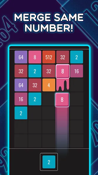 Join Blocks 2048 Number Puzzle (Джоин Блокс) МОД/Взлом [Деньги, Монеты и Меню MOD] Screenshot 3
