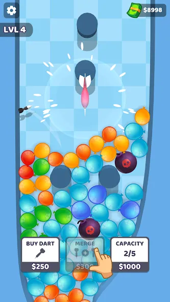 Merge Cutter (Мердж Катер) МОД/Взлом [Деньги, Монеты и Меню MOD] Screenshot 3
