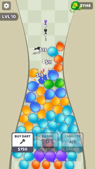 Merge Cutter (Мердж Катер) МОД/Взлом [Деньги, Монеты и Меню MOD] Screenshot 5