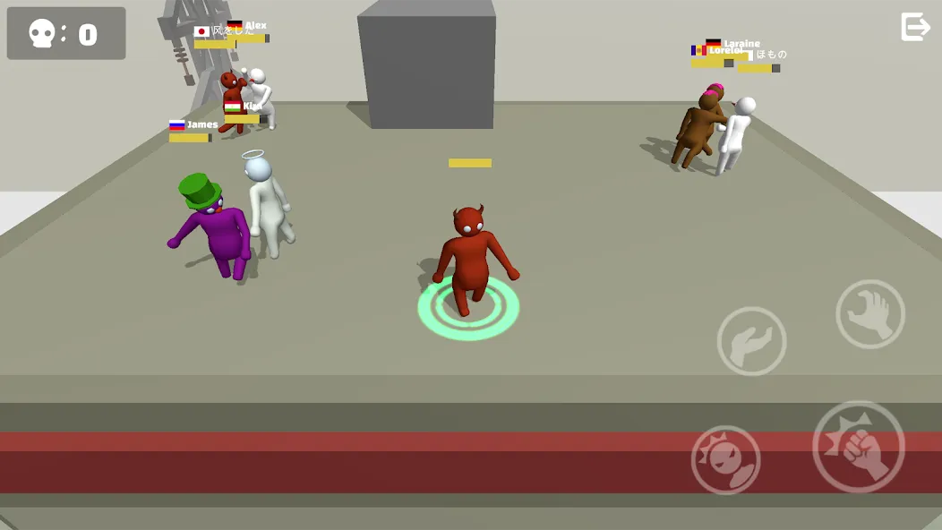 Noodleman.io 2 - Fight Party МОД/Взлом [Бесконечные деньги, Монеты и Мега MOD] Screenshot 2