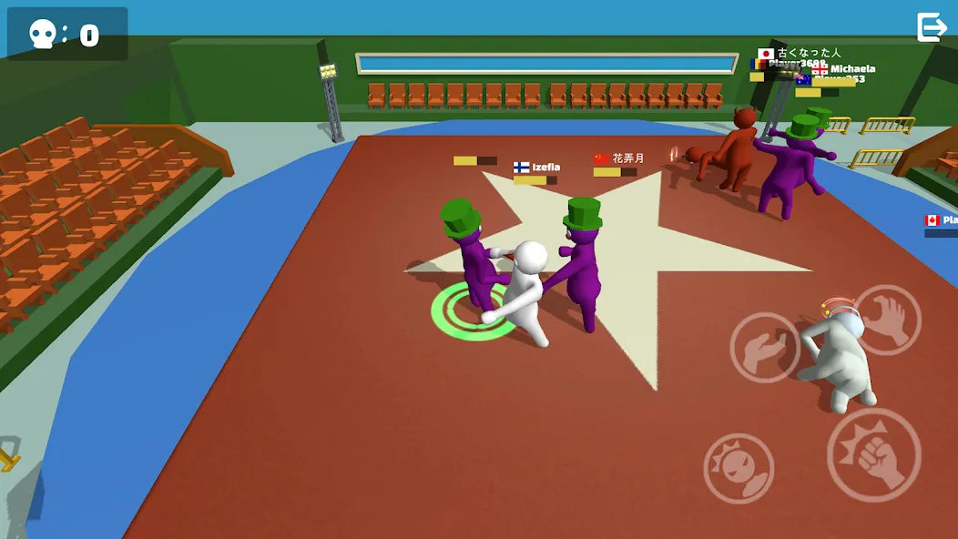 Noodleman.io 2 - Fight Party МОД/Взлом [Бесконечные деньги, Монеты и Мега MOD] Screenshot 3