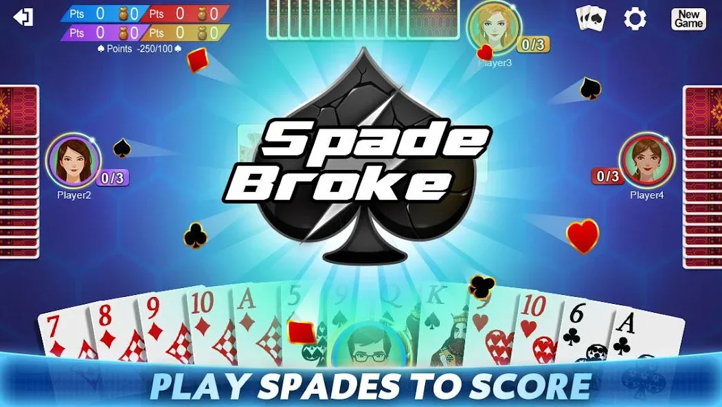 Spades (Спейдс) МОД/Взлом [Деньги, Монеты и Меню MOD] Screenshot 3