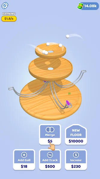 Spinning Balls (Спиннинг Болз) МОД/Взлом [Много монет, Открытые уровни и Мега MOD] Screenshot 2