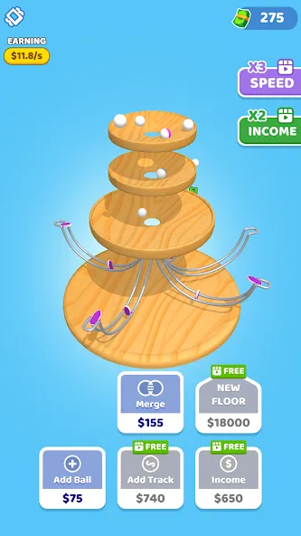 Spinning Balls (Спиннинг Болз) МОД/Взлом [Много монет, Открытые уровни и Мега MOD] Screenshot 5