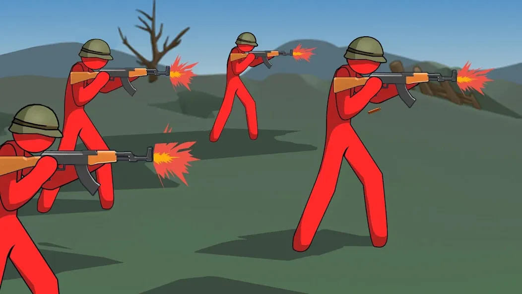 Stickman History Battle (Стикмен История Битва) МОД/Взлом [Бесконечные деньги, Монеты и Мега MOD] Screenshot 1
