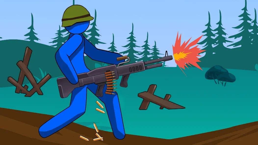 Stickman History Battle (Стикмен История Битва) МОД/Взлом [Бесконечные деньги, Монеты и Мега MOD] Screenshot 2