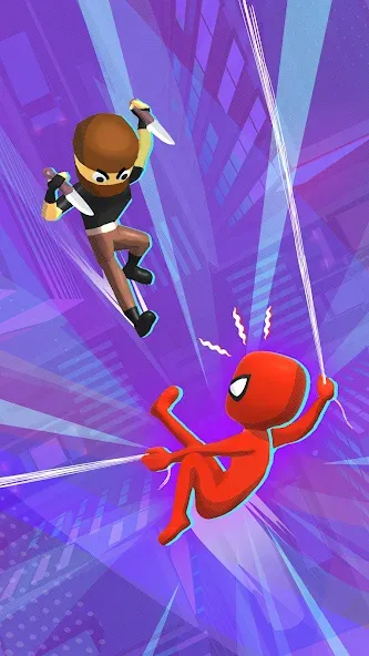 Web Master: Stickman Superhero (Вебмастер) МОД/Взлом [Деньги, Монеты и Меню MOD] Screenshot 1